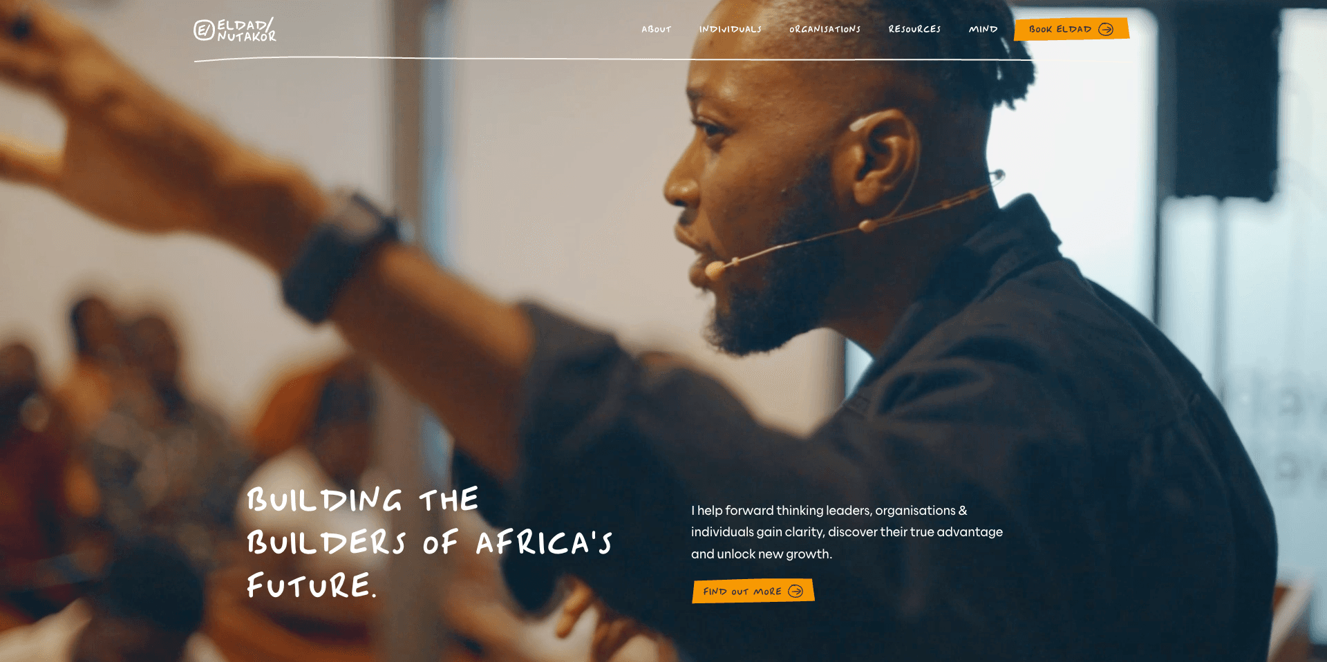 Eldad Nutakor — Eldad Nutakor coaches leaders through consulting, storytelling, and leadership development