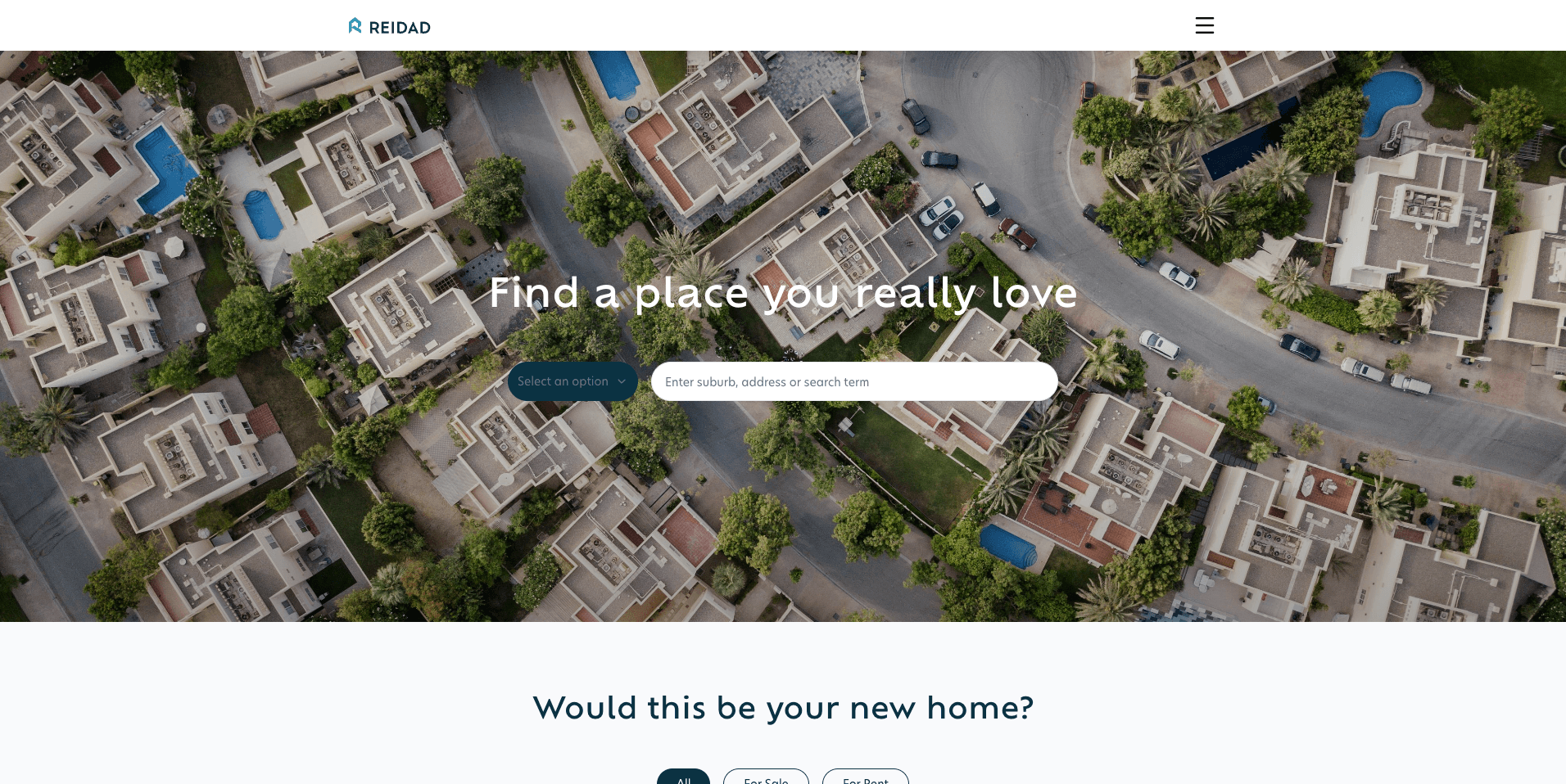 Reidad — Real estate platform to search property listings for sale and rent