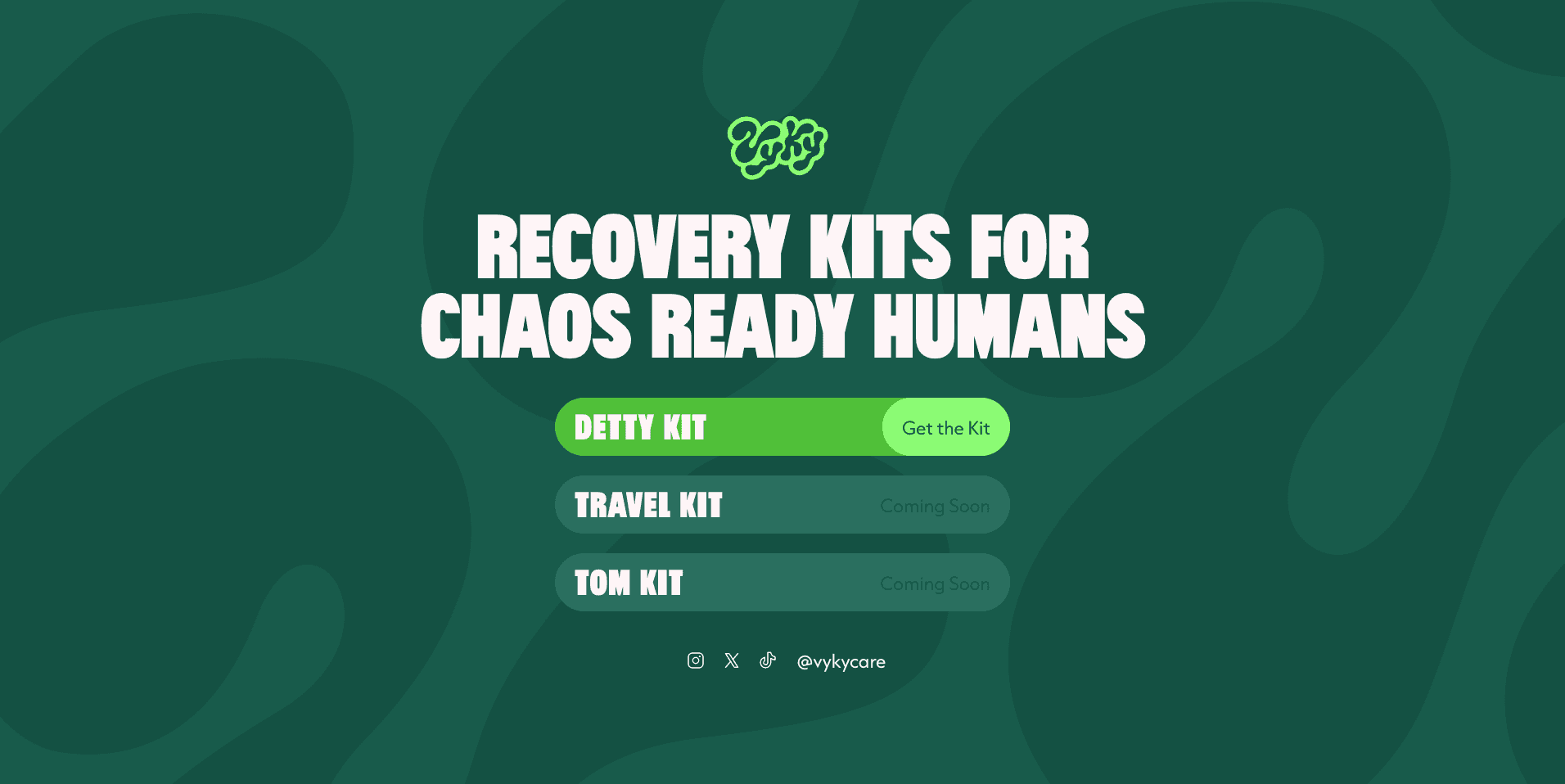Vyky — E-commerce for recovery kits built for travel and daily wellness